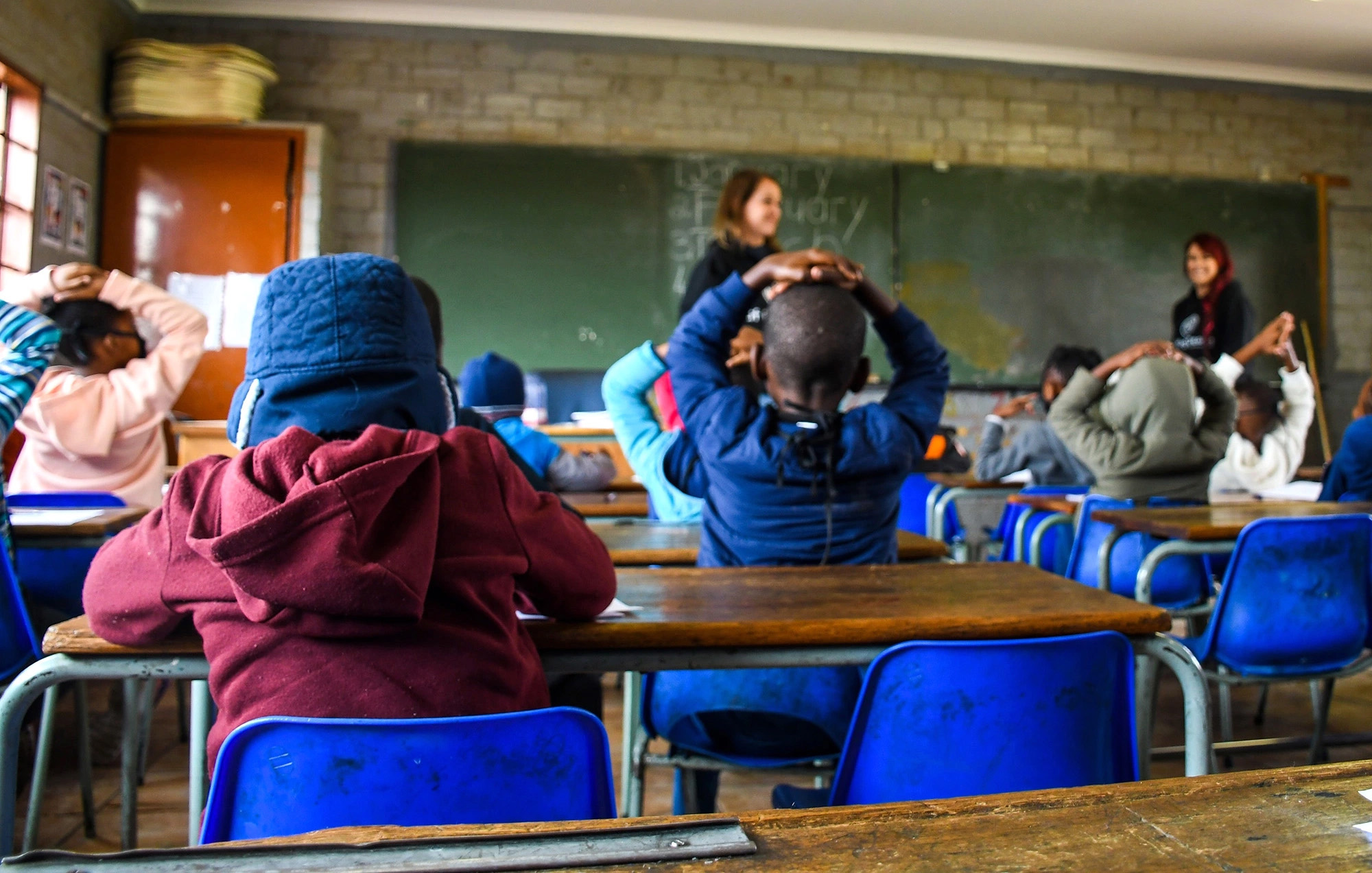 Bela Bill - a view of schoolchildren in class.