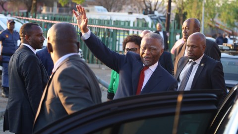 Thabo Mbeki tears into ANC’s succession debate, saying party keeps attracting ‘power-hungry’ leaders