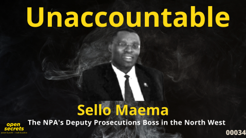Why has Sello Maema, the NPA’s deputy prosecutions boss in North West, not been suspended?