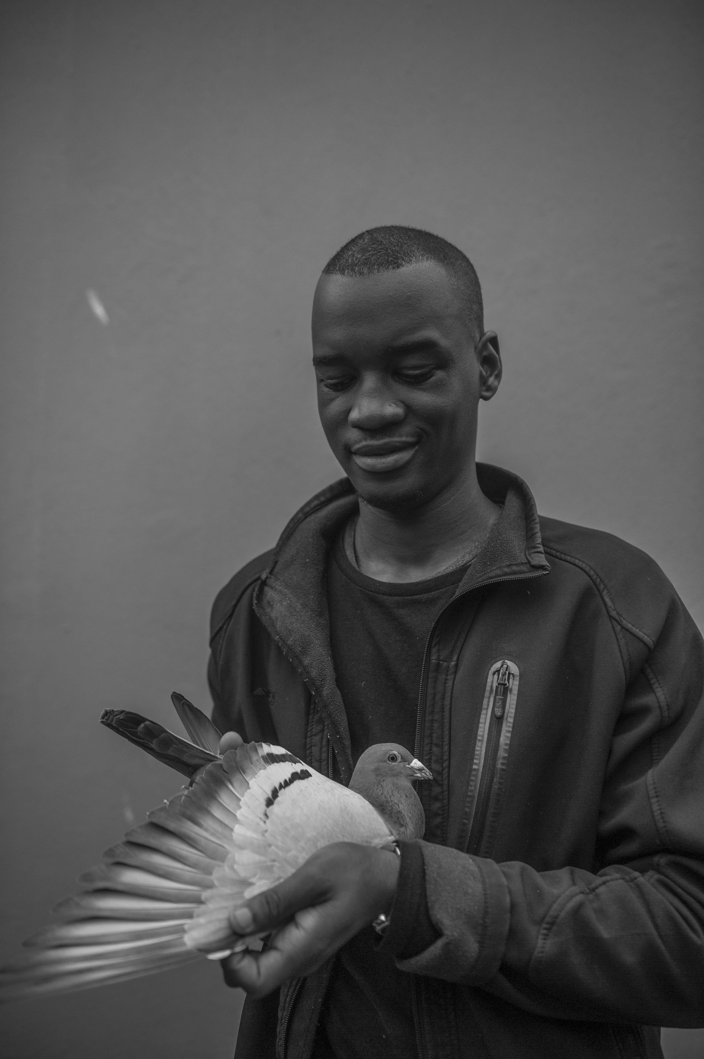Pigeon fancier and founder of Pigeon Racing Academy Community lofts, Lodumo Nkala