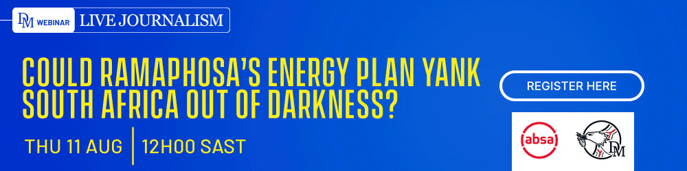 Ramaphosa's energy plan Webinar banner