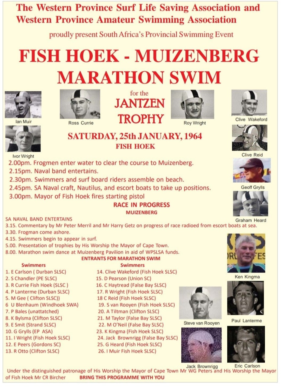 Fish Hoek to Muizenberg Marathon Swim poster. Image: Supplied