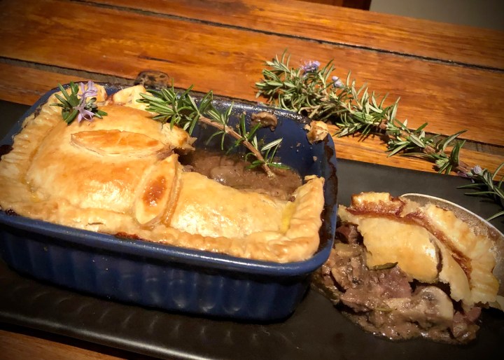 What’s cooking today: Steak and kidney pie