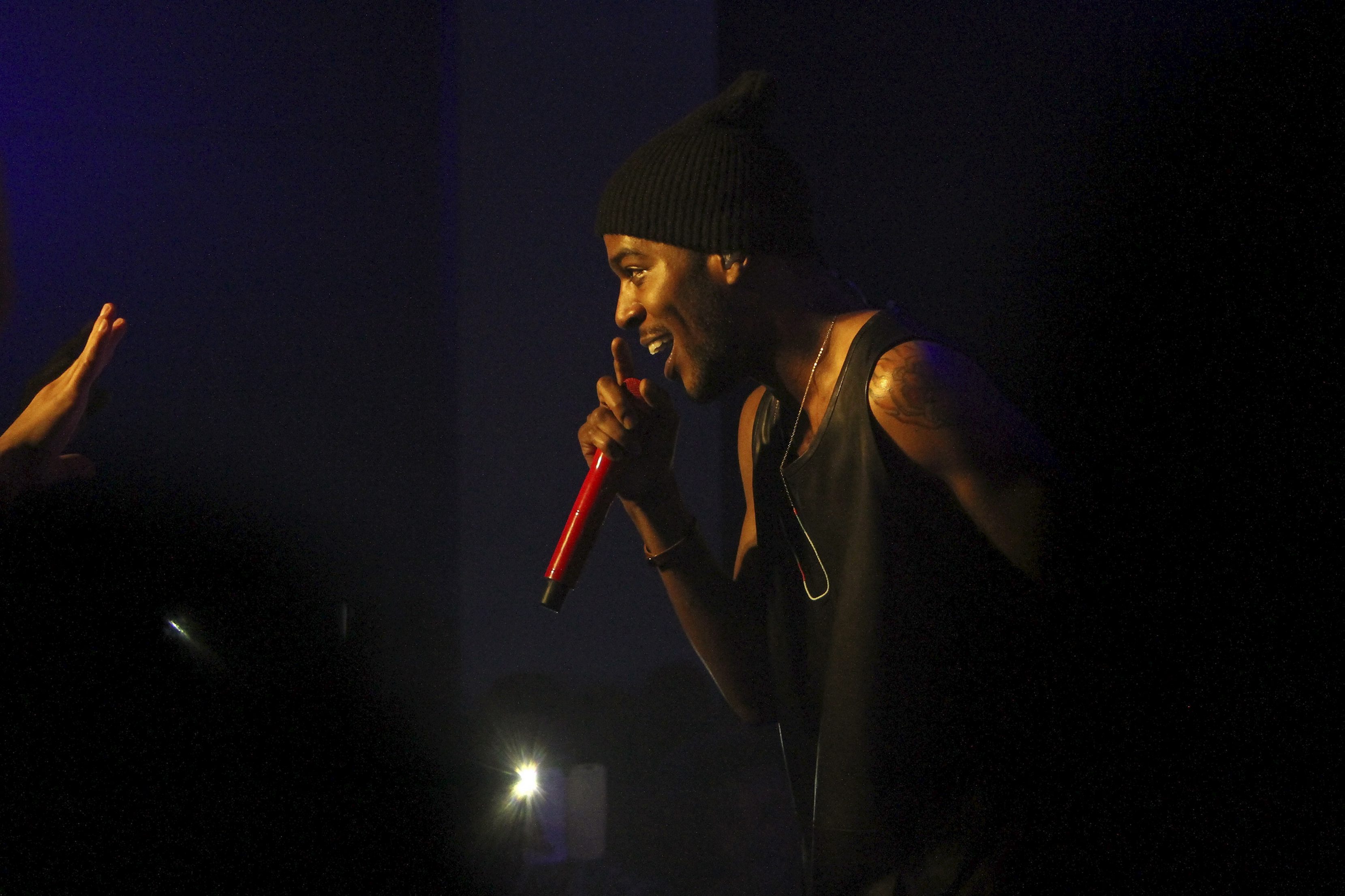 Kid Cudi performing for the BlackBerry Secret Gig in Johannesburg, South Africa, on February 24, 2013. Image: Gallo Images / The Times / Moeletsi Mabe