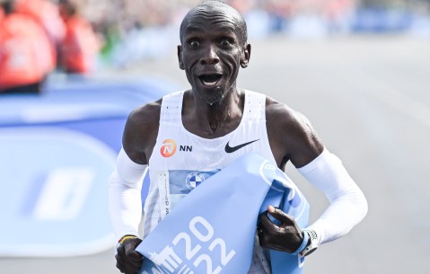 Kipchoge’s marathon world record edges closer to breaking the two-hour mark