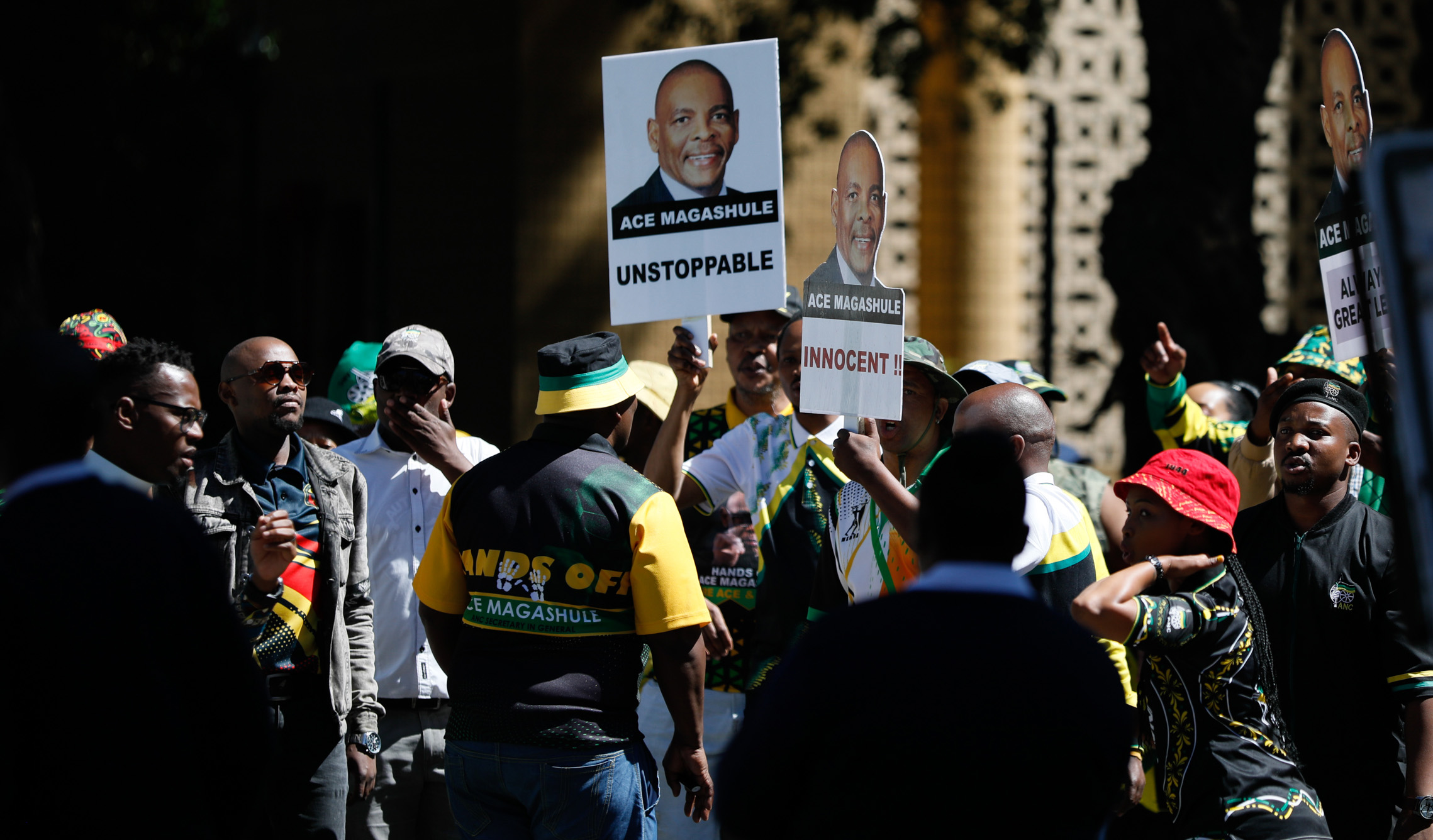 Supporters of Ace Magashule