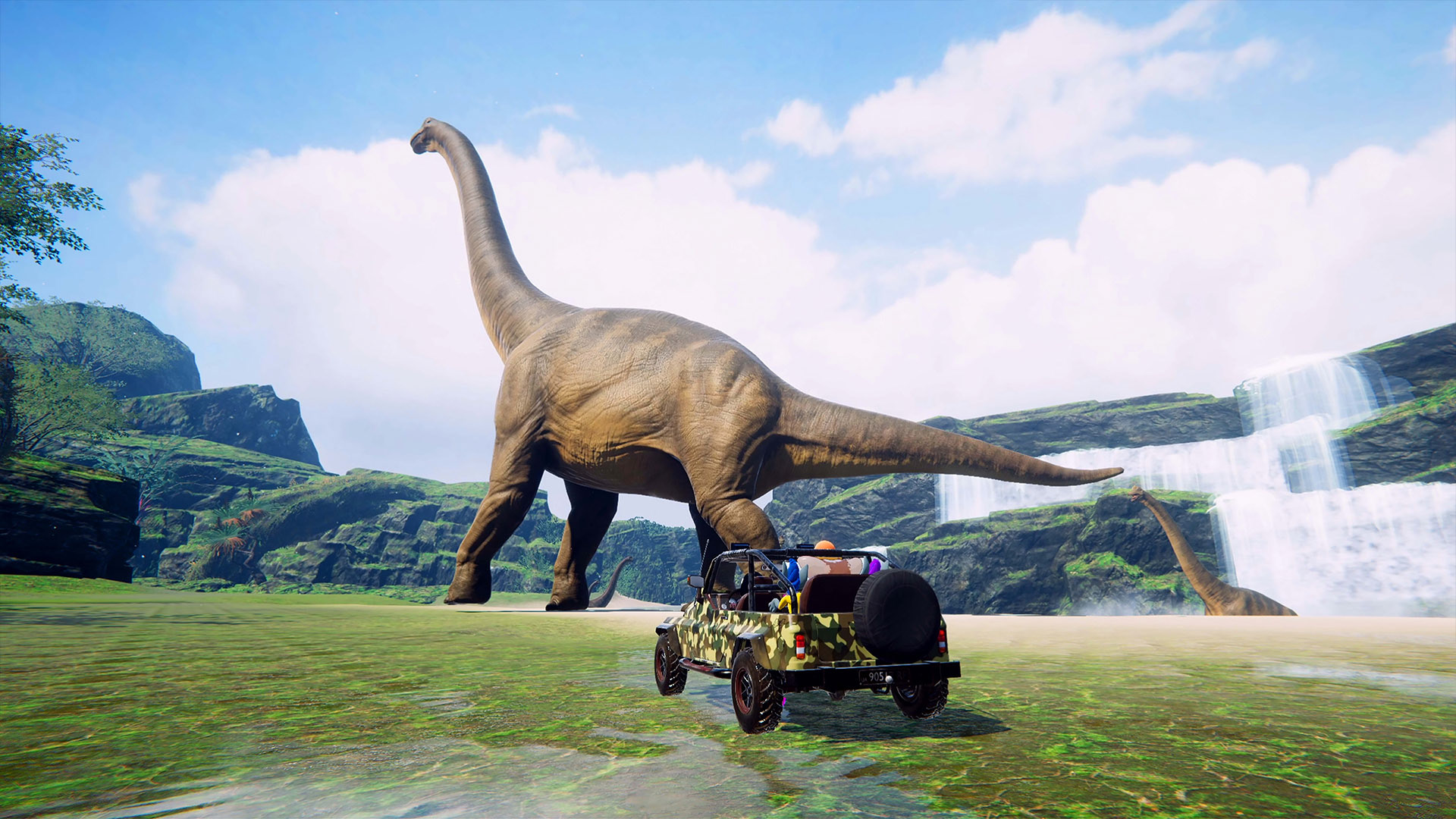 Dinosaur World in 'We Met In Virtual' Reality. Image: courtesy of Showmax.