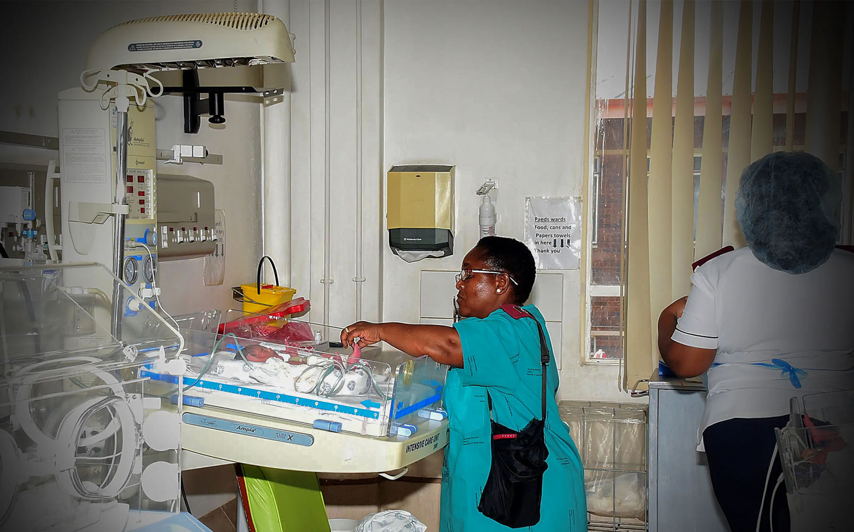 The neonatal unit at Leratong Hospital, healthcare services