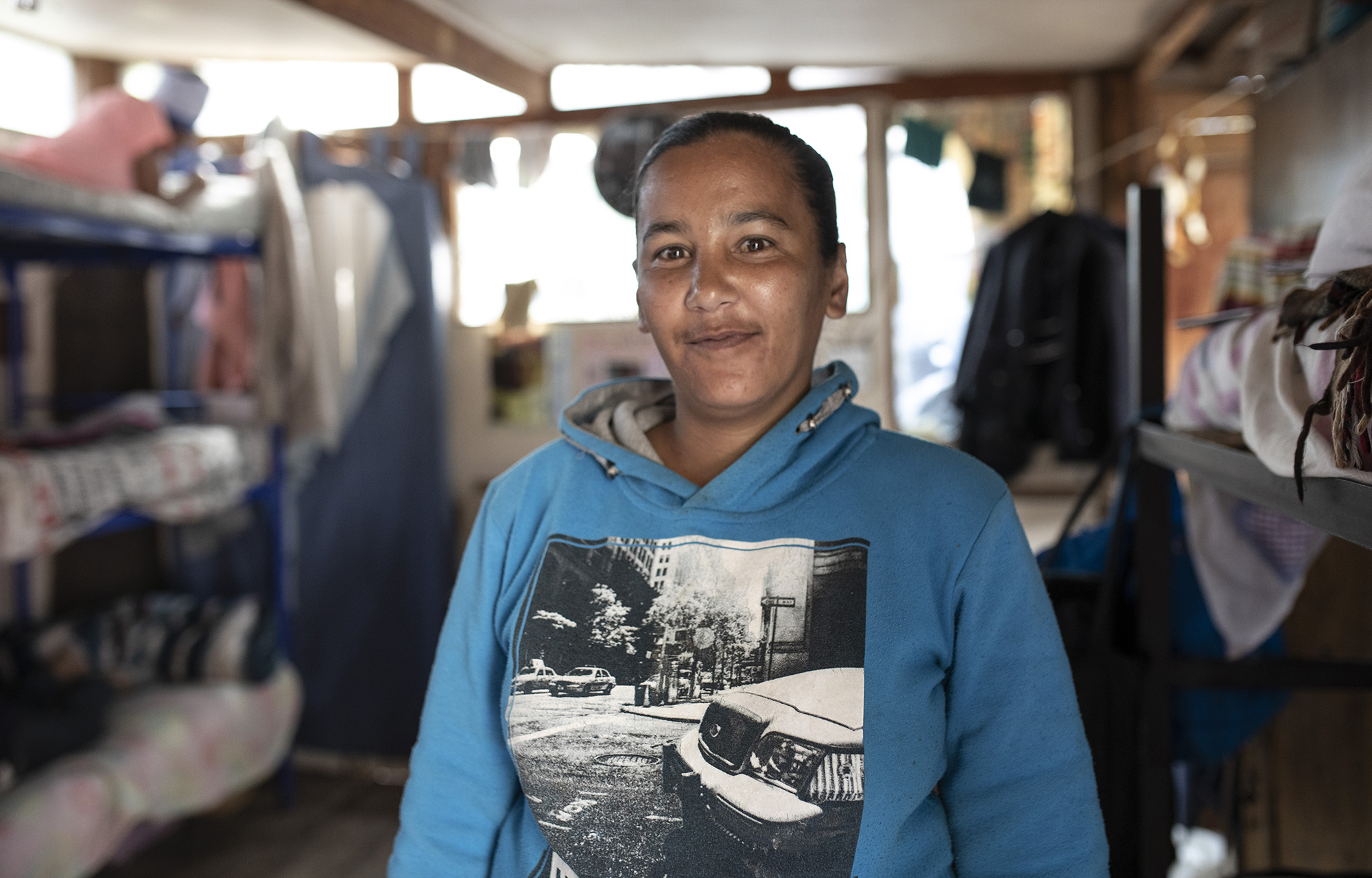 Lezanne Drayer, a resident at the Eleanore Recovery Centre