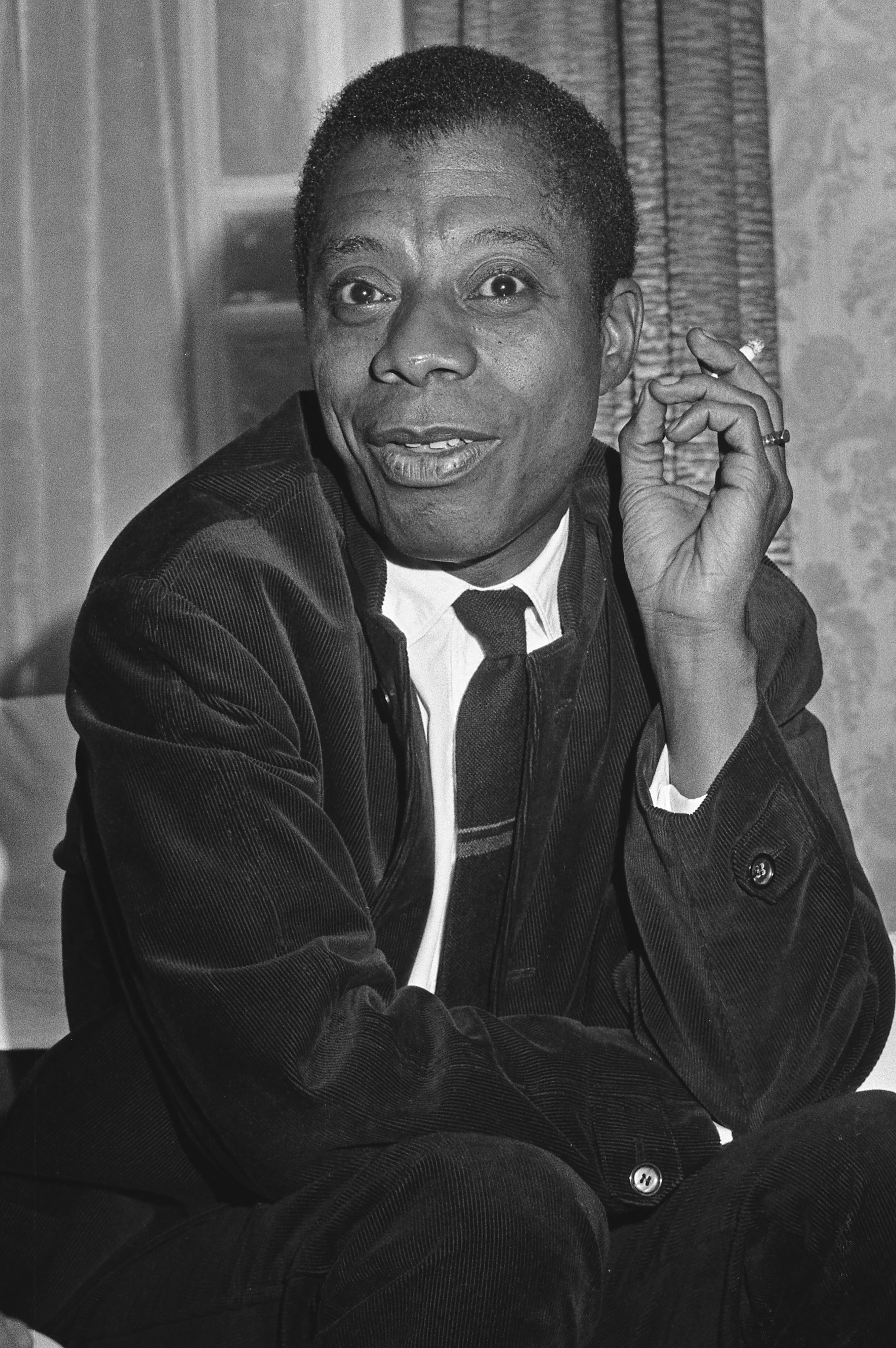 American novelist, playwright and activist James Baldwin (1924 - 1987), UK, 3rd September 1964. (Photo: Evening Standard / Hulton Archive / Getty Images)