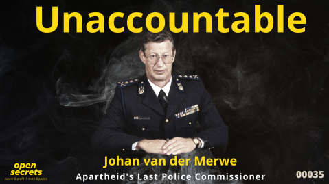 Johan van der Merwe — apartheid’s last police commissioner