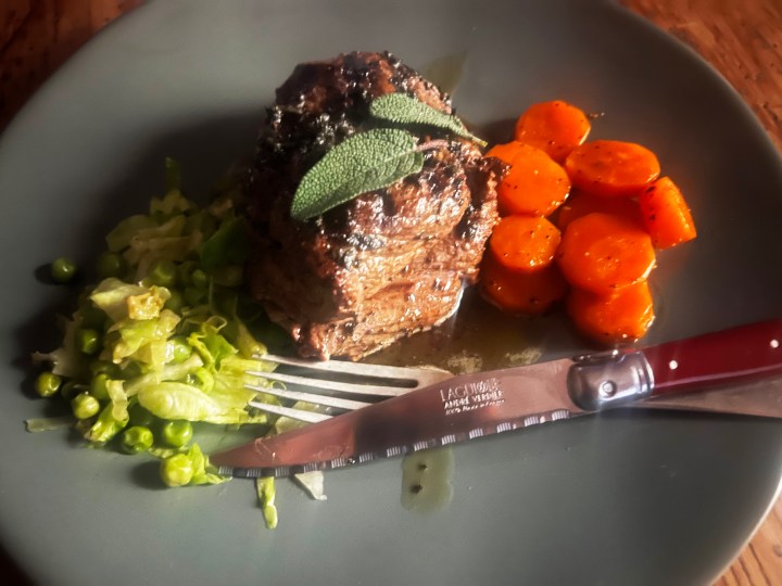 What’s cooking today: Fillet steak with burnt sage butter