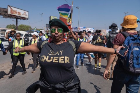 Parents, families and friends of SA LGBTQIA+ community members join Soweto Pride