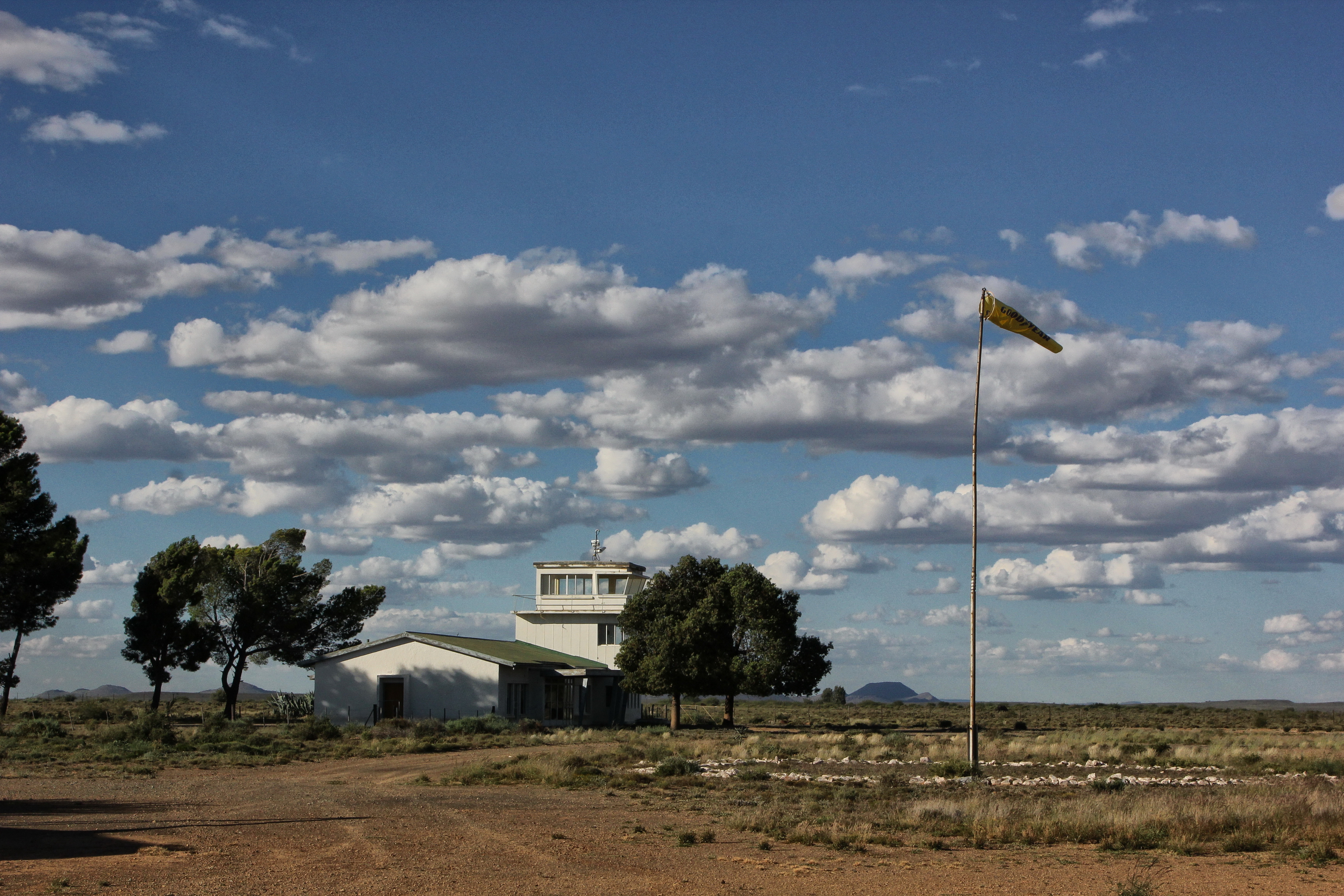 The Victoria West airfield that once lay on an international flight route.