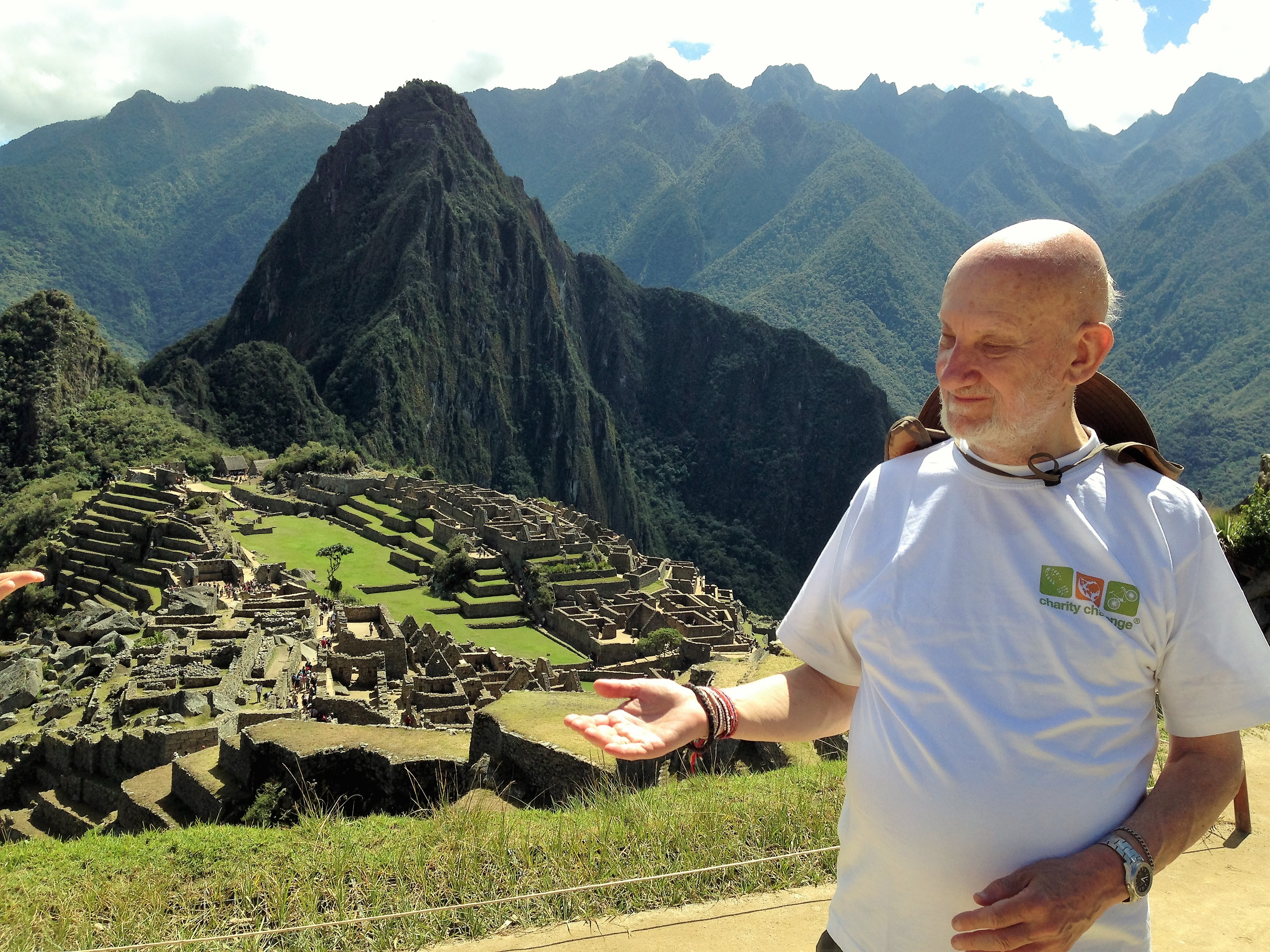 Cyril Axelrod at Machu Picchu. Image: Supplied