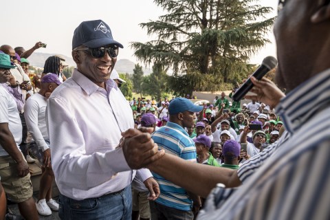 Wealthy Lesotho businessman Sam Matekane heads for landslide election victory