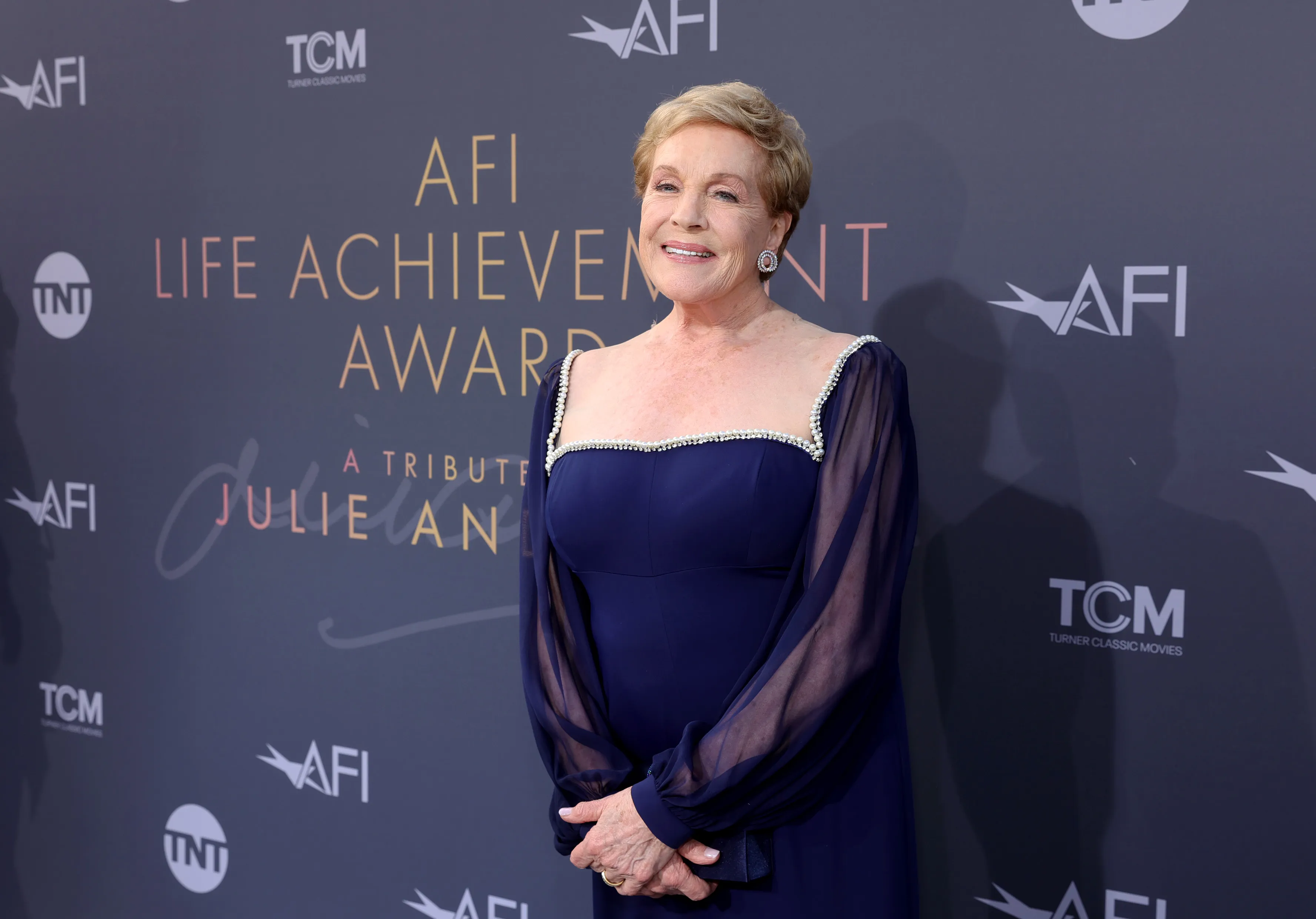 HOLLYWOOD, CALIFORNIA - JUNE 09: Honoree Julie Andrews attends the 48th Annual AFI Life Achievement Award Honoring Julie Andrews at Dolby Theatre on June 09, 2022 in Hollywood, California. (Photo by Emma McIntyre/Getty Images for TNT)