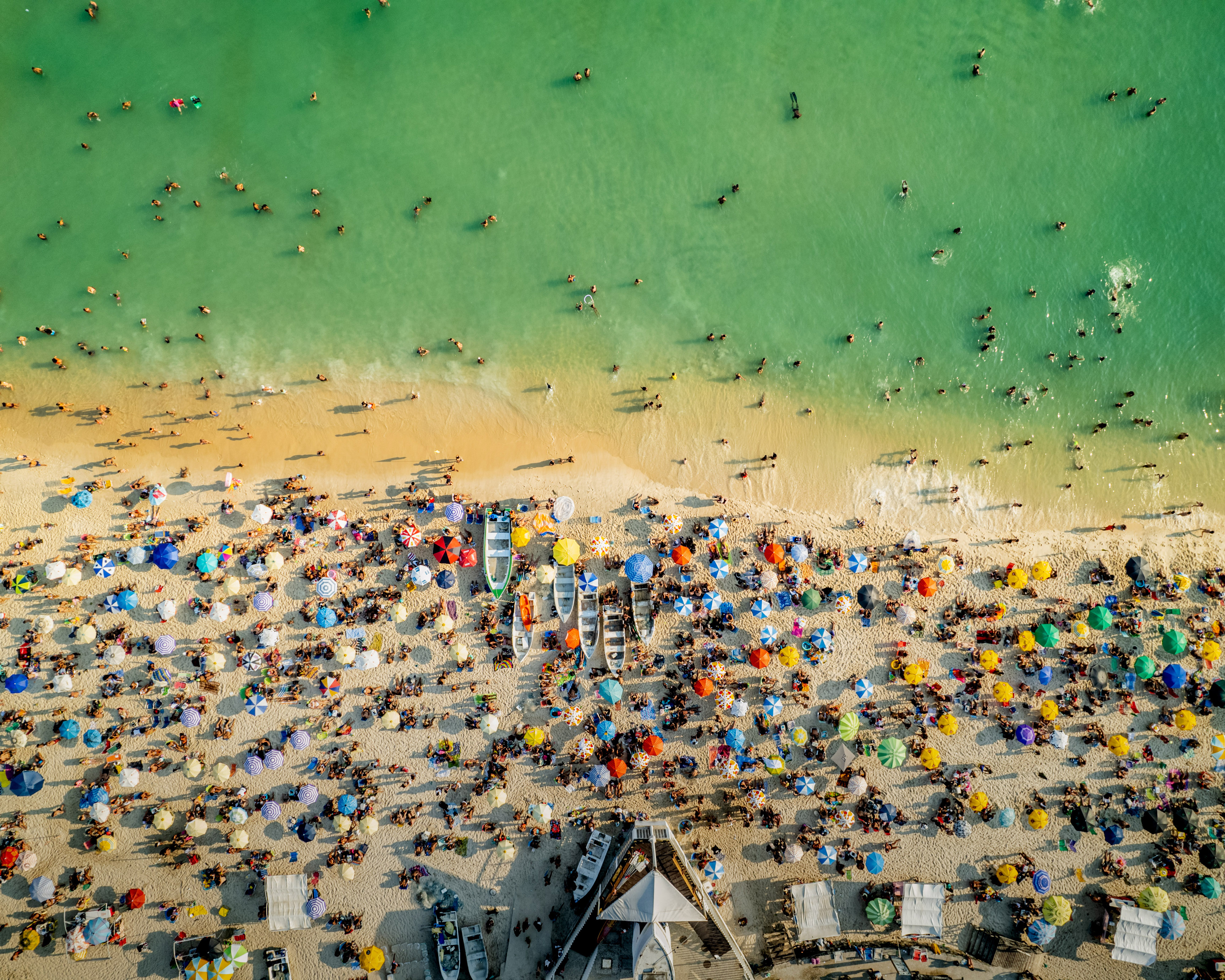 'Post lockdown beach'. Praia do Pontal, at Recreio dos Bandeirantes in Rio de Janeiro on the first day after the beaches lockdown. © Marcelo Paulo Silva/TNC Photo Contest
