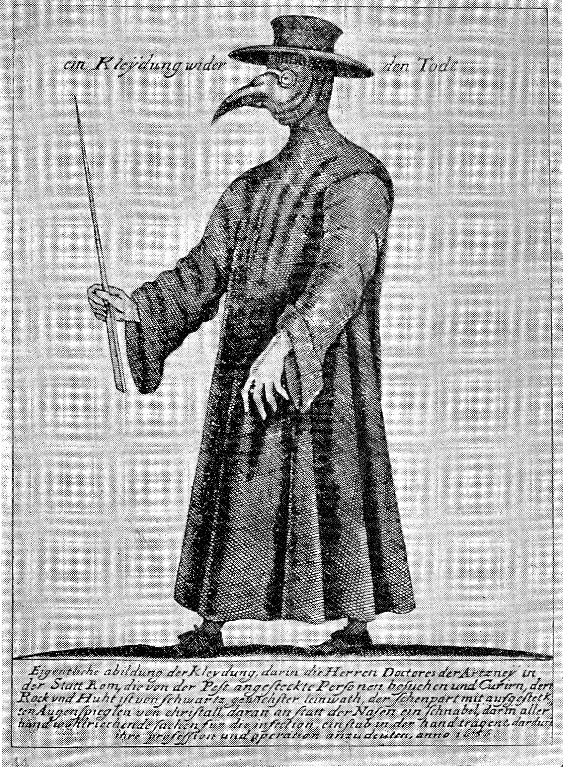 Plague doctor. Image: Wellcome Collection