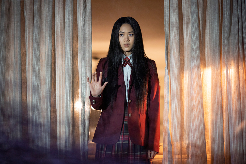 Aya Furukawa as School Girl in 'The Midnight Club'. Image: Eike Schroter / Netflix 