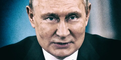 Thorny crown: Vladimir Putin is at risk of losing war with Ukraine and his own throne