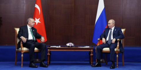 Erdoğan and Putin meet in Kazakhstan; Kyiv region struck by Iranian-made drones