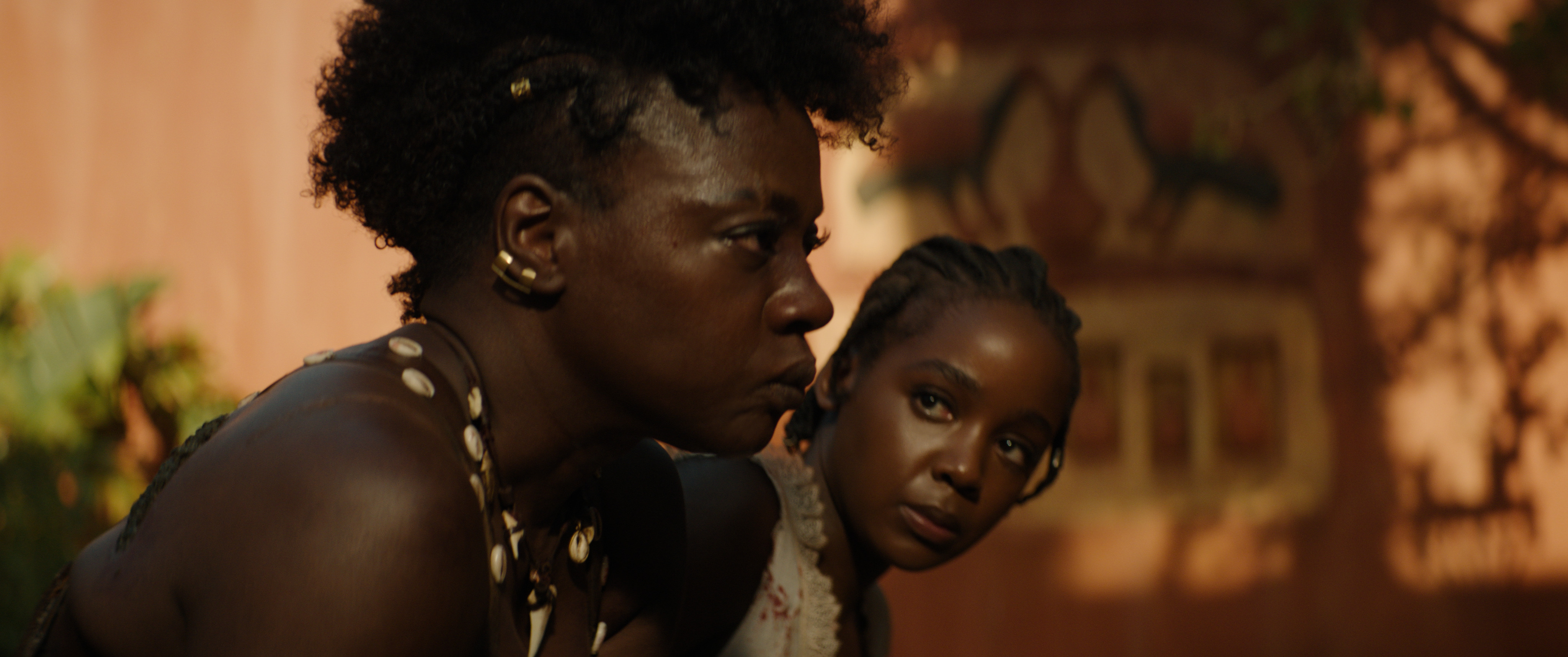 Viola Davis and Thuso Mbedu star in 'The Woman King'. Image: Supplied