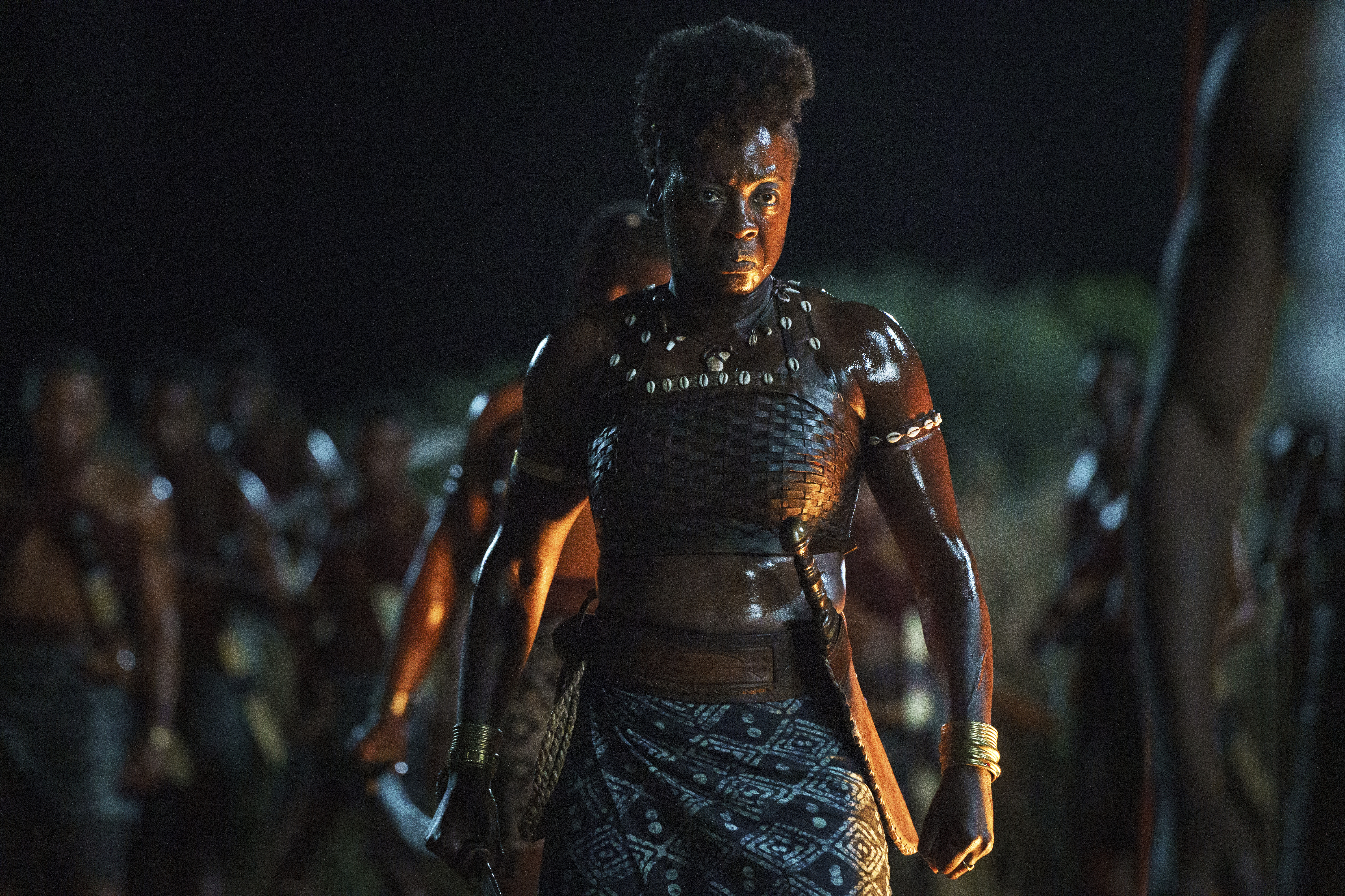 Nanisca (Viola Davis) in TriStar Pictures' 'The Woman King'. Image: Supplied