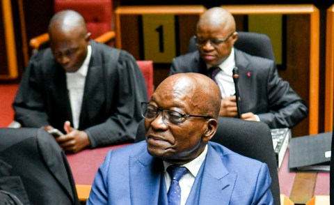 Zuma’s security deposit raised by R500,000 as court battle with Downer, Maughan begins