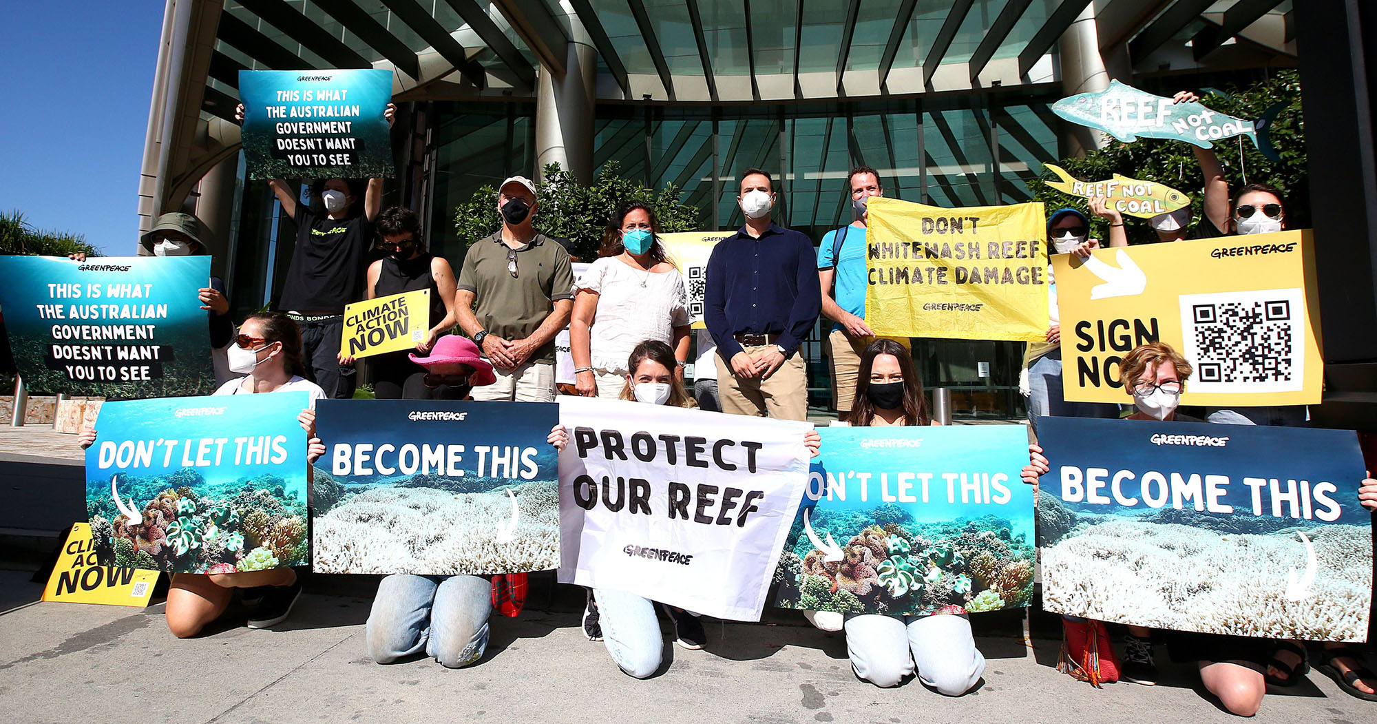 great barrier reef protest