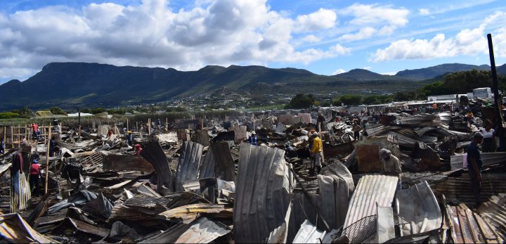 Masiphumelele residents left to pick up the pieces after second devastating fire in less than a month