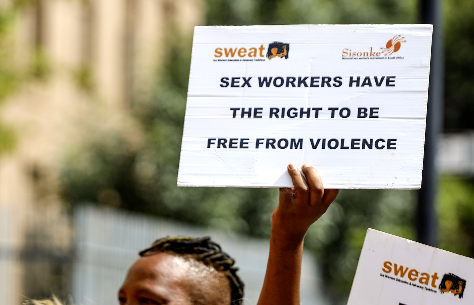 Sex workers GBV protest