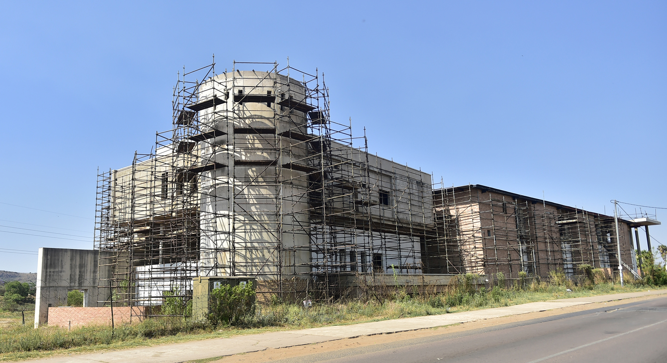 The incomplete Mamelodi Magistrates' Court building.