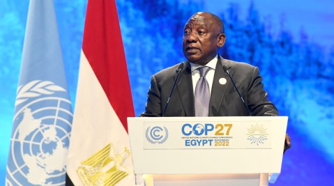 Ramaphosa calls for less talk and more action on global climate pledges to countries with ‘greatest need’