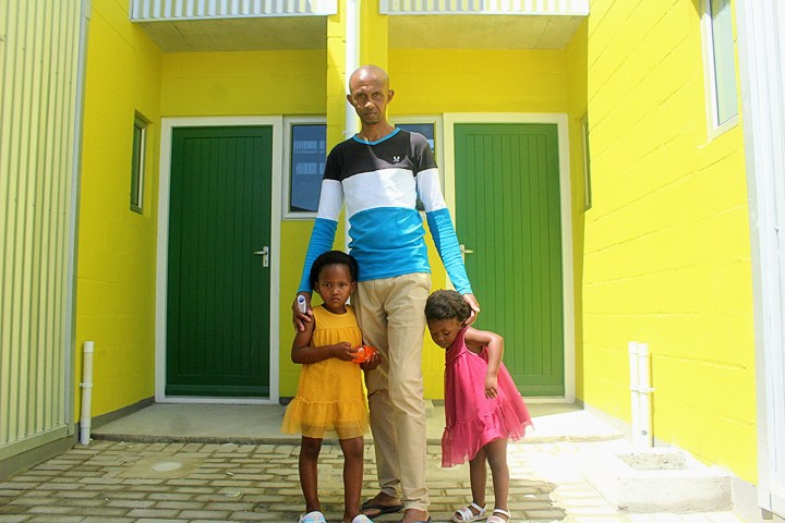Innovative double-storey housing project in Khayelitsha providing new homes for former shack dwellers