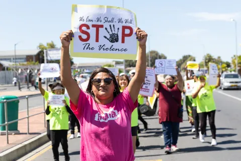 Hanover Park women march to end recurring violence and gang warfare