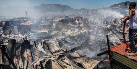 Masiphumelele fire leaves hundreds without shelter, nonprofit groups step in to help