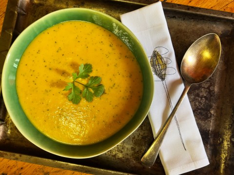 What’s cooking today: Chilled spanspek & coriander soup