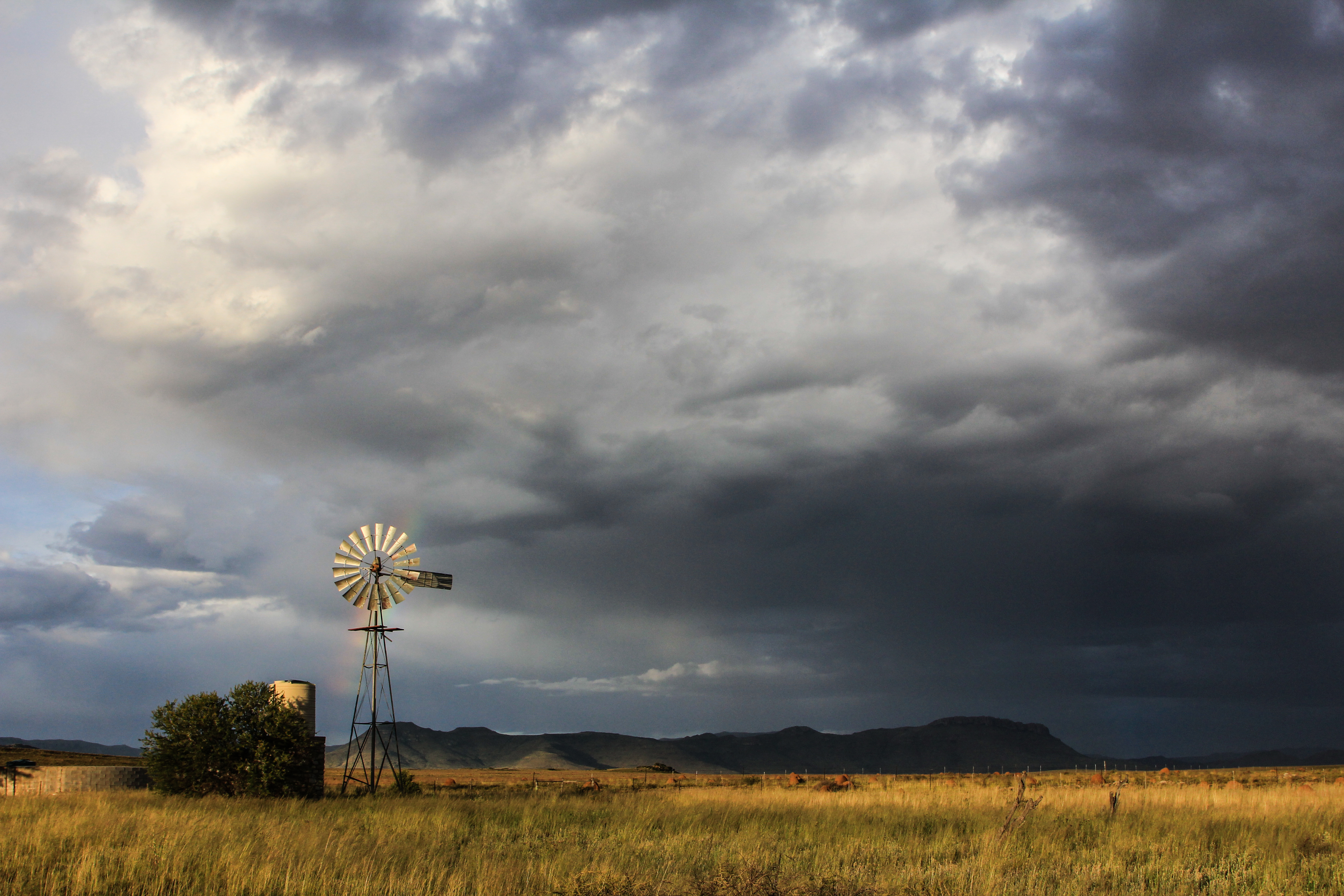 Windpump landscape on Hillston Farm, Middelburg, Eastern Cape Karoo. Image: Chris Marais