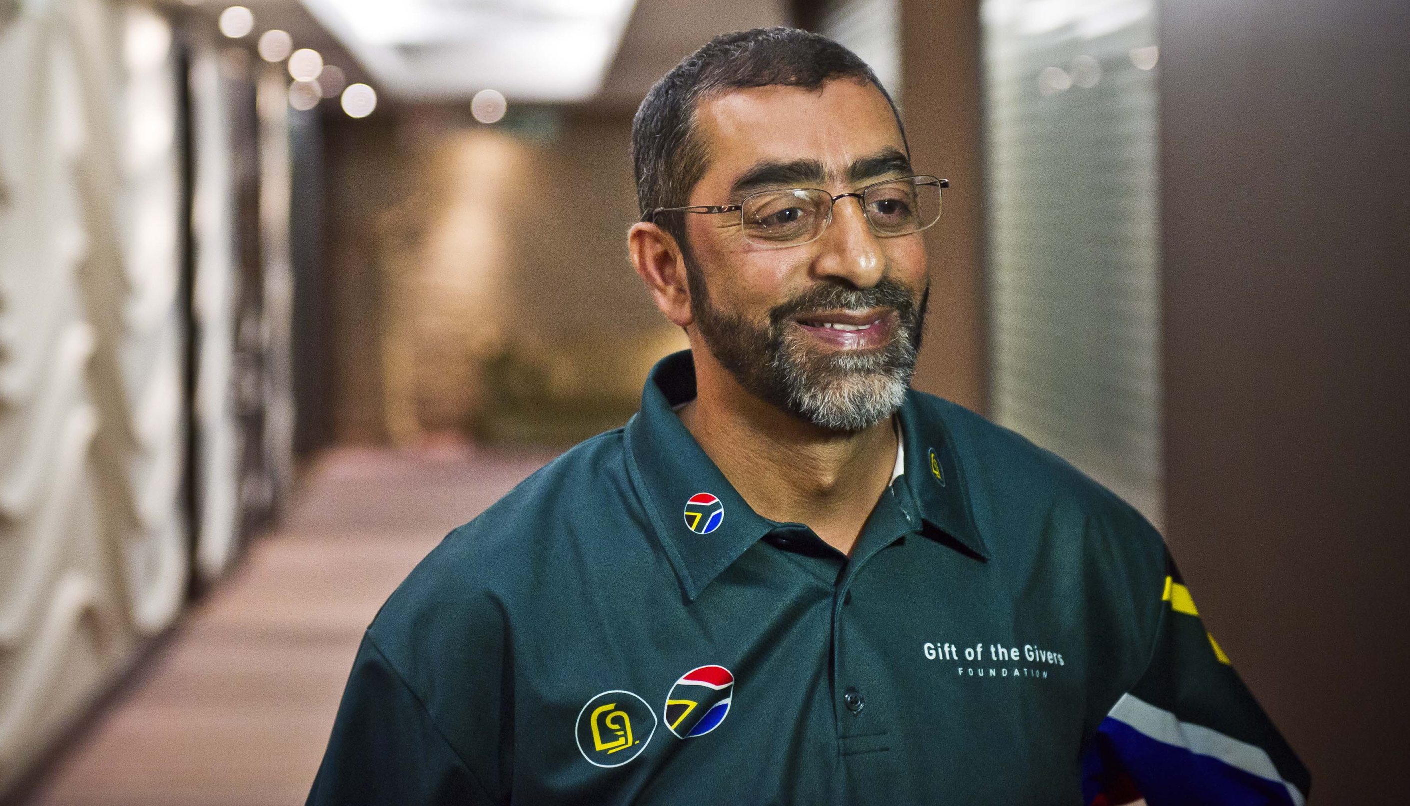 Imtiaz Sooliman of the Gift of Givers organisation on August 9, 2011 in Johannesburg, South Africa.