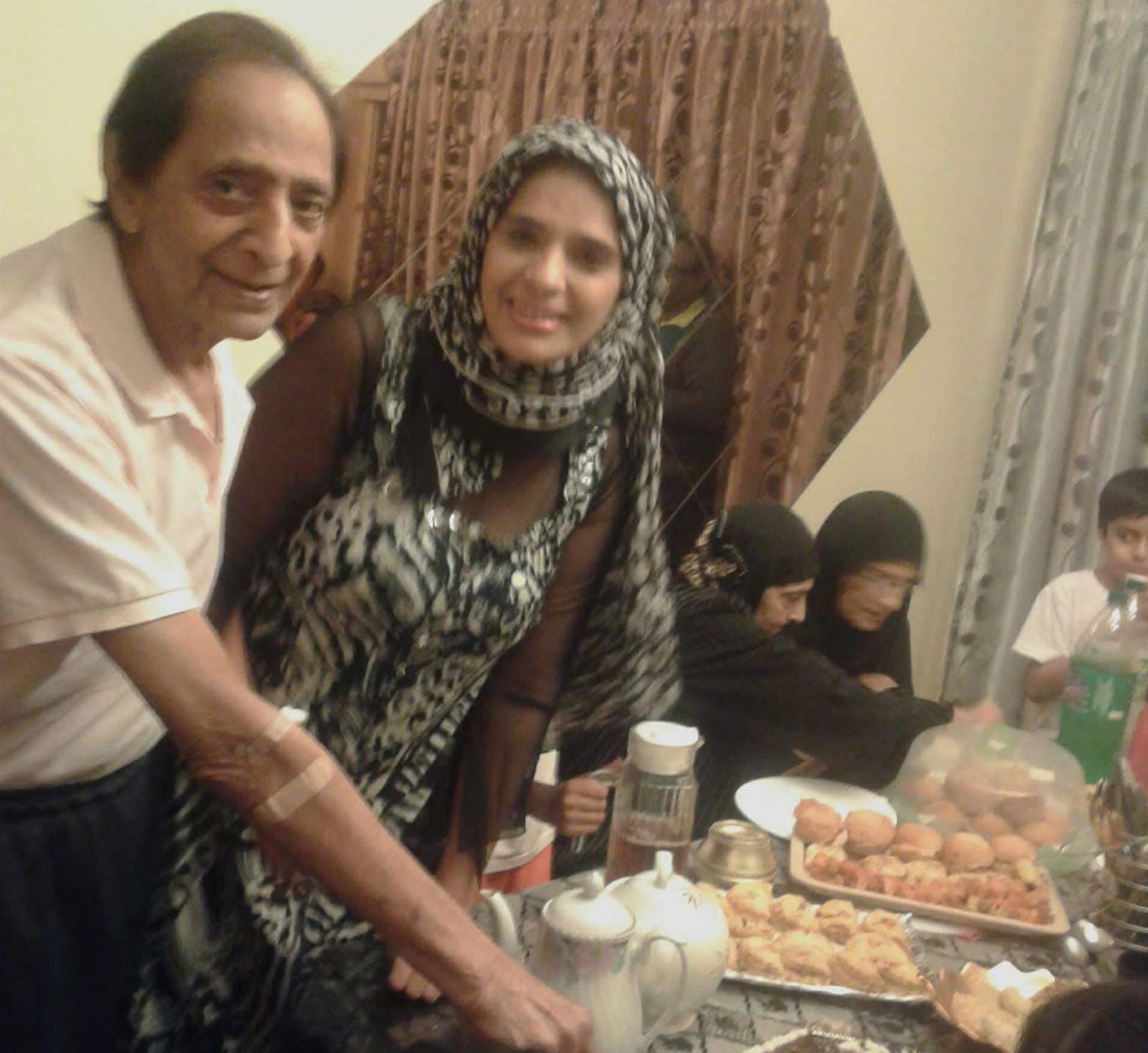 The Sooliman family during a gathering