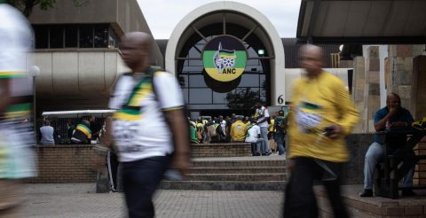 Reporter’s Notebook: Corralled media, accreditation messiness – the not-the-ANC conference 