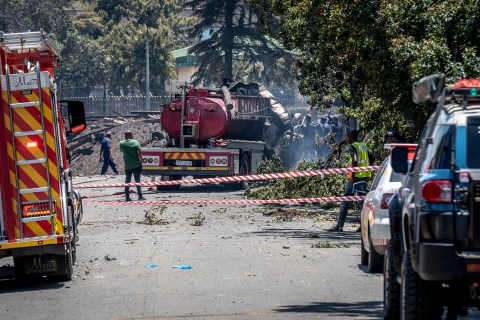 Boksburg gas tanker explosion leaves 10 dead, 26 injured – and temporarily shuts down OR Tambo Memorial Hospital