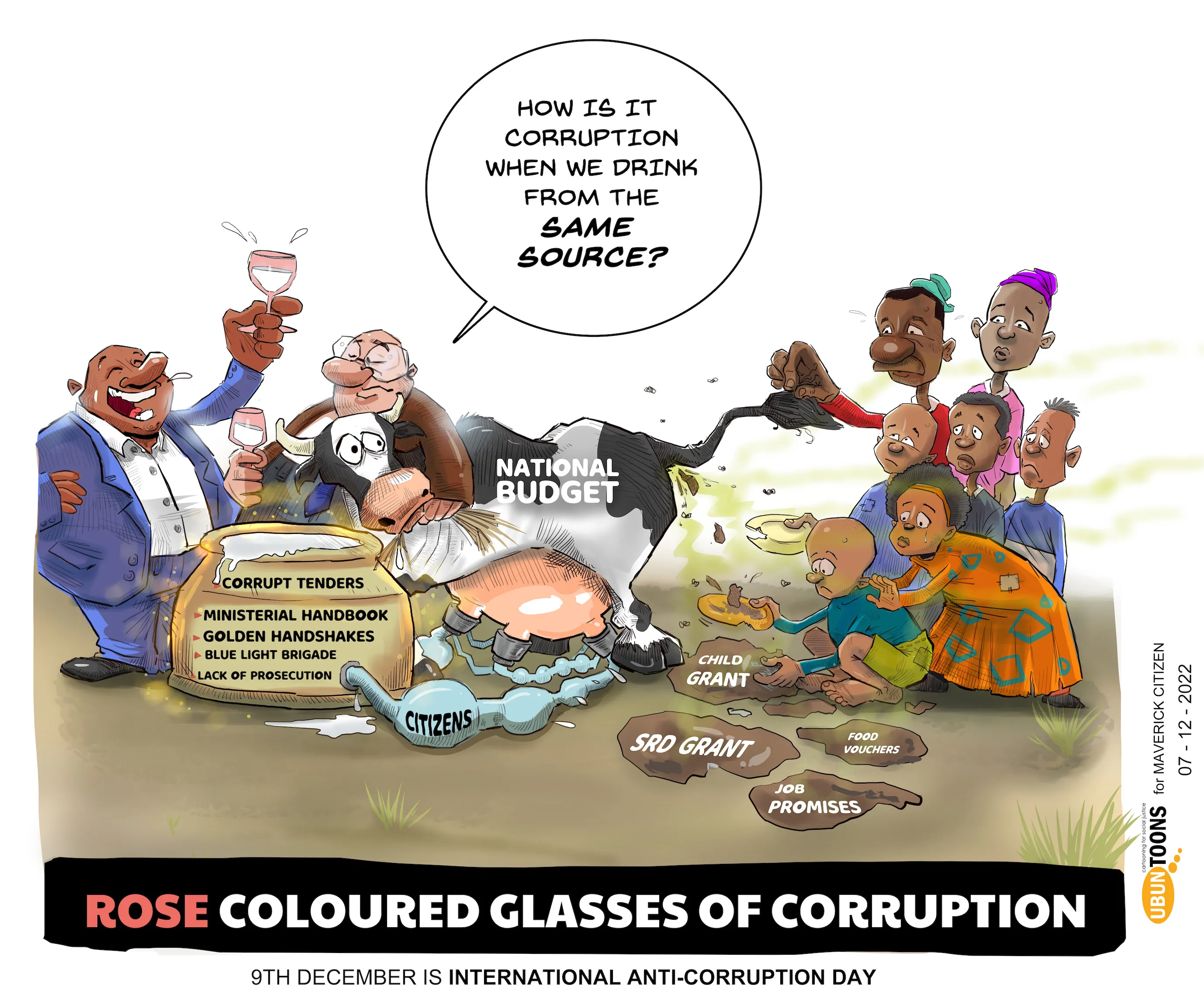 Ubuntoons-Rose Coloured Glasses of Corruption