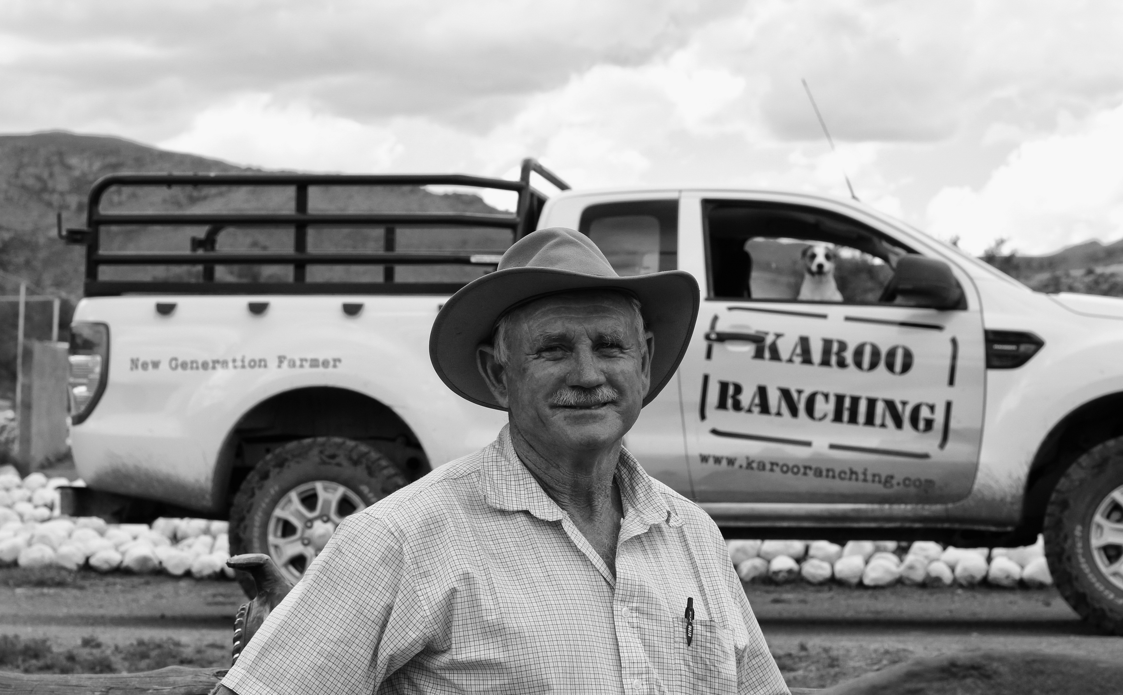 Dickie Truter, a farming veteran and veld expert.