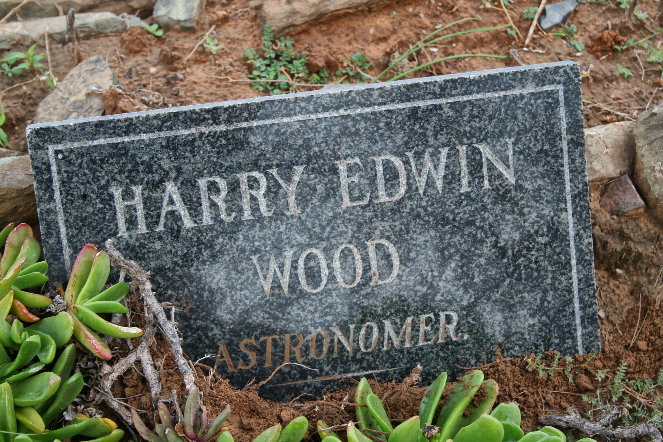 The stone of Harry Wood, who was once the official Timekeeper of the Union of South Africa. Image: Chris Marais