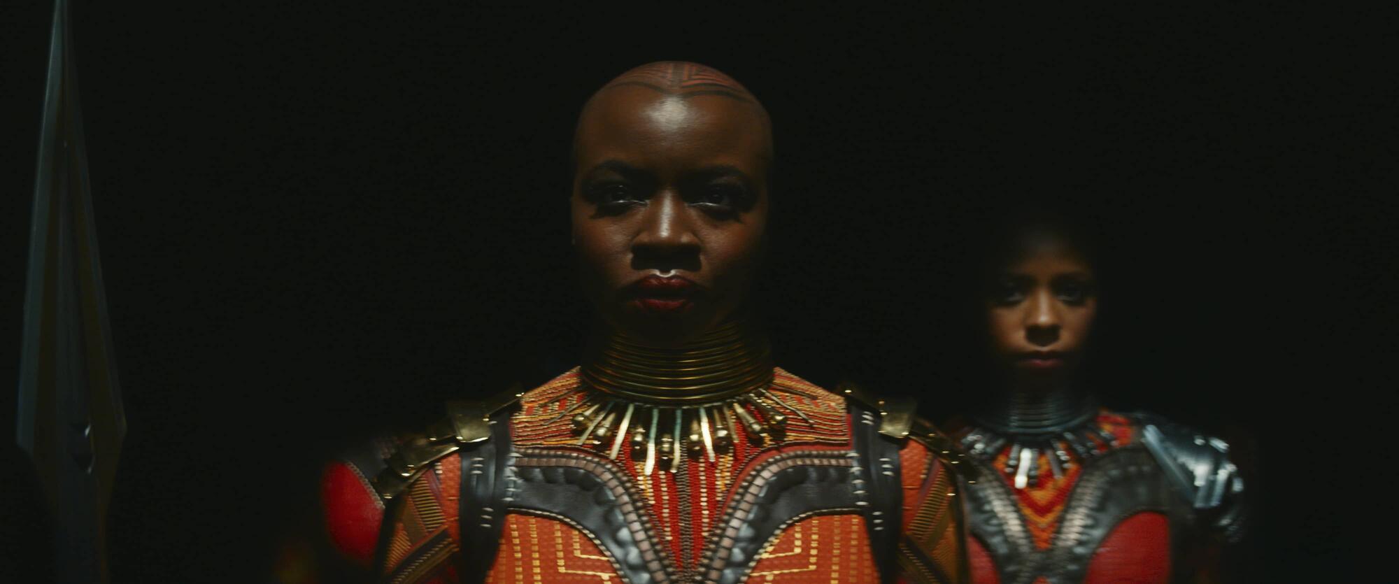 Danai Gurira as Okoye in Marvel Studios' 'Black Panther: Wakanda Forever'. Image: courtesy of Marvel Studios. © 2022 