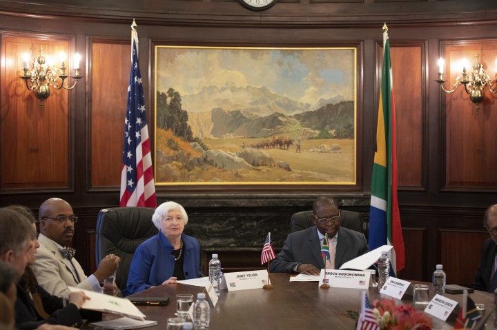 Yellen welcomes South Africa’s energy transition, steers clear of Russia mention
