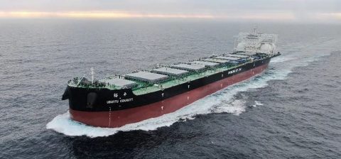 Ahoy! Anglo loads first SA iron ore cargo in emissions-cutting LNG vessel