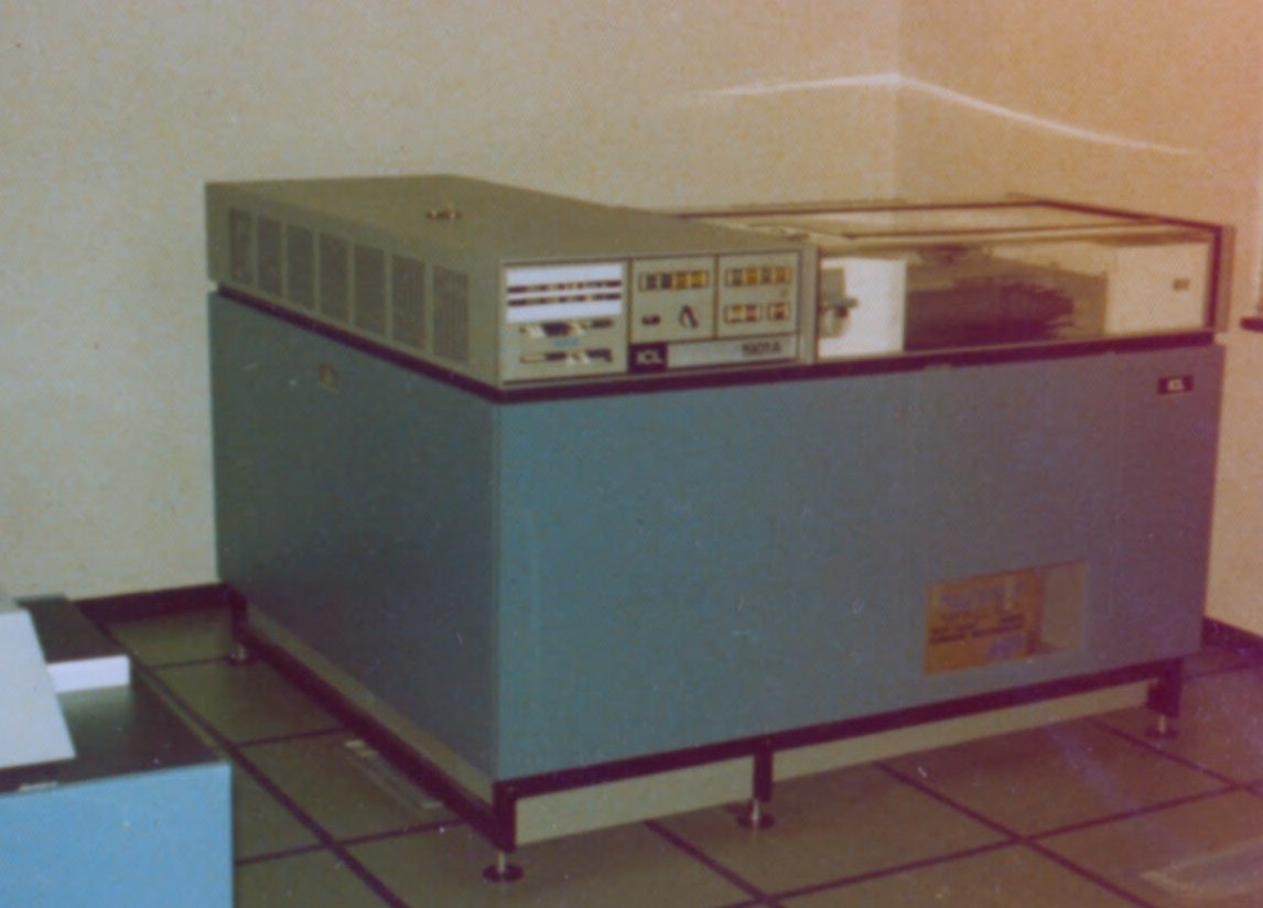 The far smaller ICL1901A replaced the ICT1301 in 1969. It was later moved to the Struben Building. The punch card reader is on the left, with the integrated printer on the right. The disk and tape drives were separate. Image: Supplied / François Jacot-Guillarmod